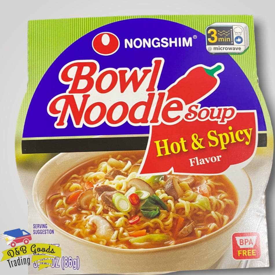 Nong Shim Yukgaejang Bowl Noodle - Hot & Spicy - D&B Goods Trading Filipino  Store