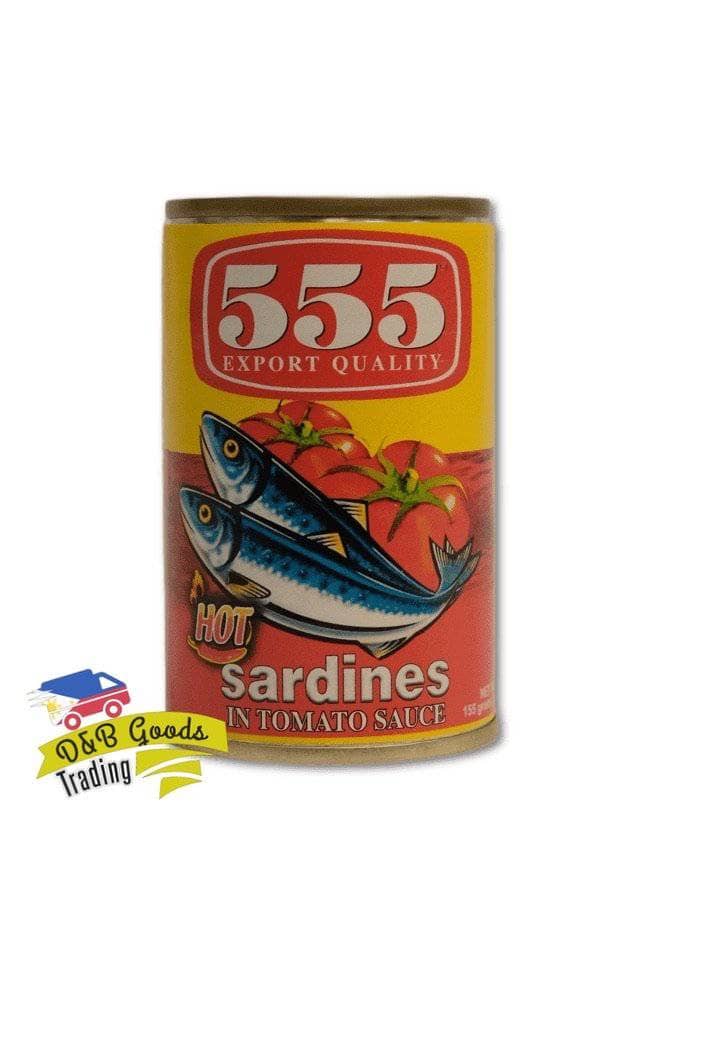 555 Canned Goods 555 Sardines in TS Chili (Small)