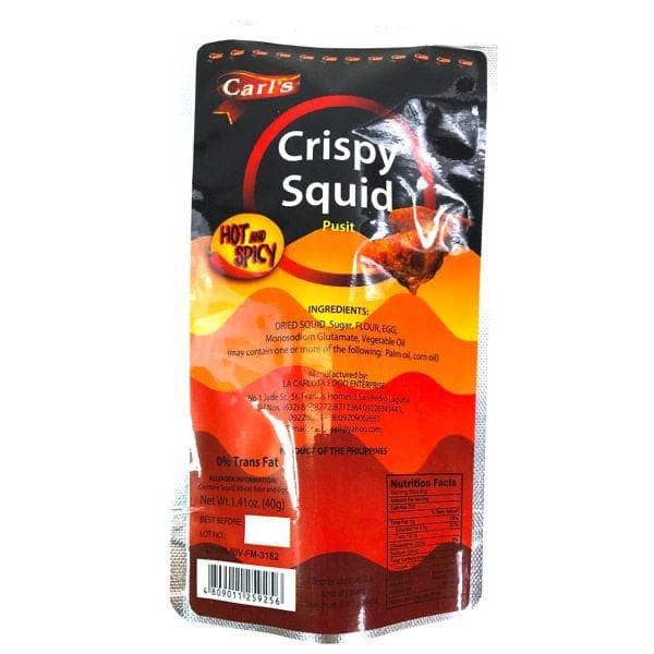 Carl's Chips Carl’s Crispy Squid (Pusit) - Hot & Spicy