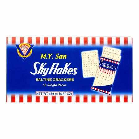 M.Y. San Crackers SkyFlakes Blue Box
