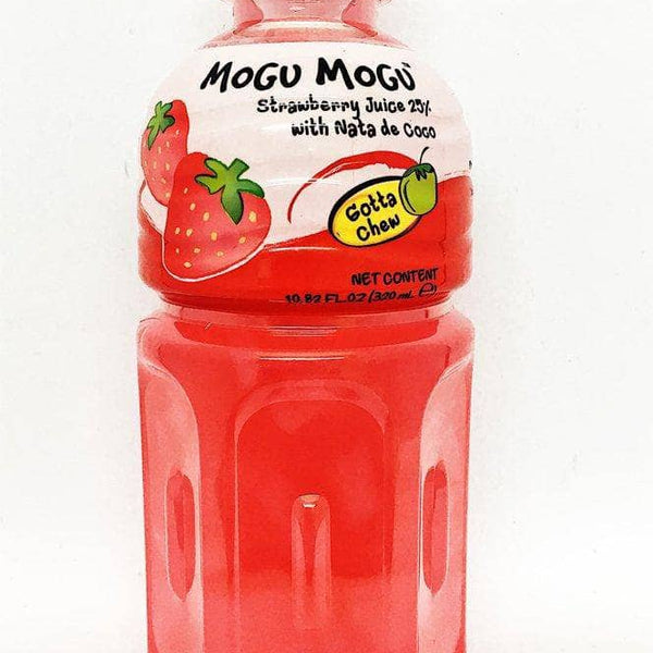 Mogu Mogu Strawberry Drink w/ Nata de Coco - D&B Goods Trading Filipino  Store