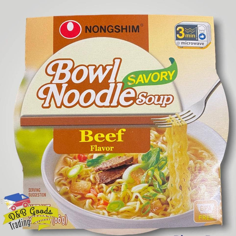Nong Shim Noodles Nong Shim Bowl Noodle - Beef & Ginger