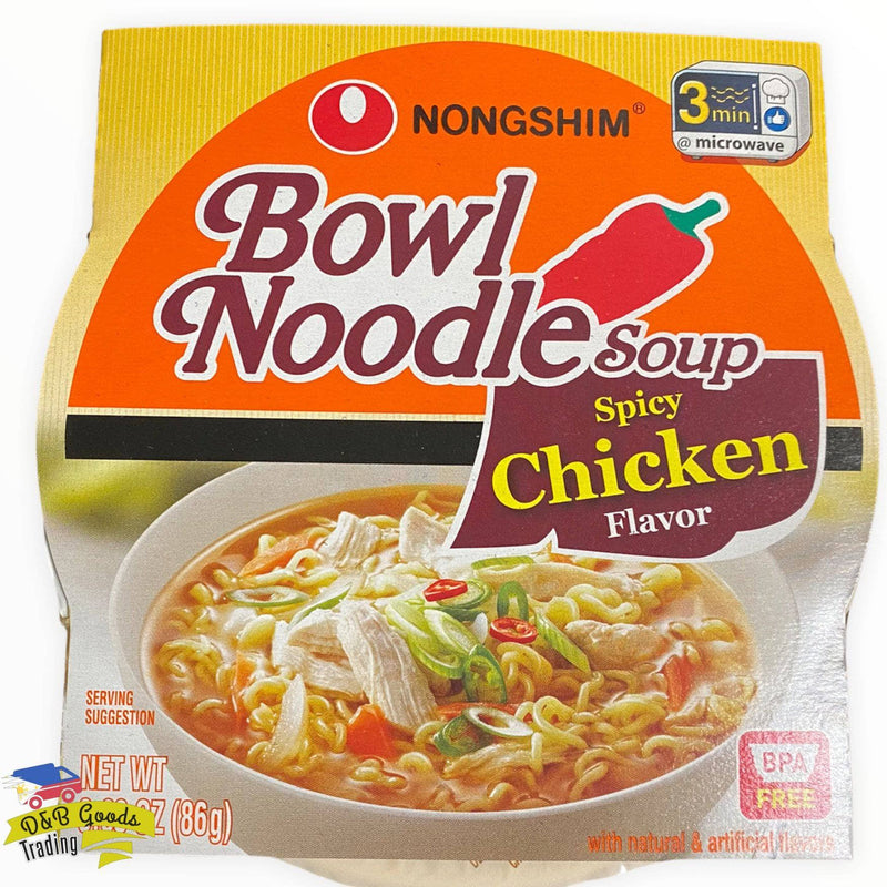 Nong Shim Noodles Nong Shim Bowl Noodle - Spicy Chicken