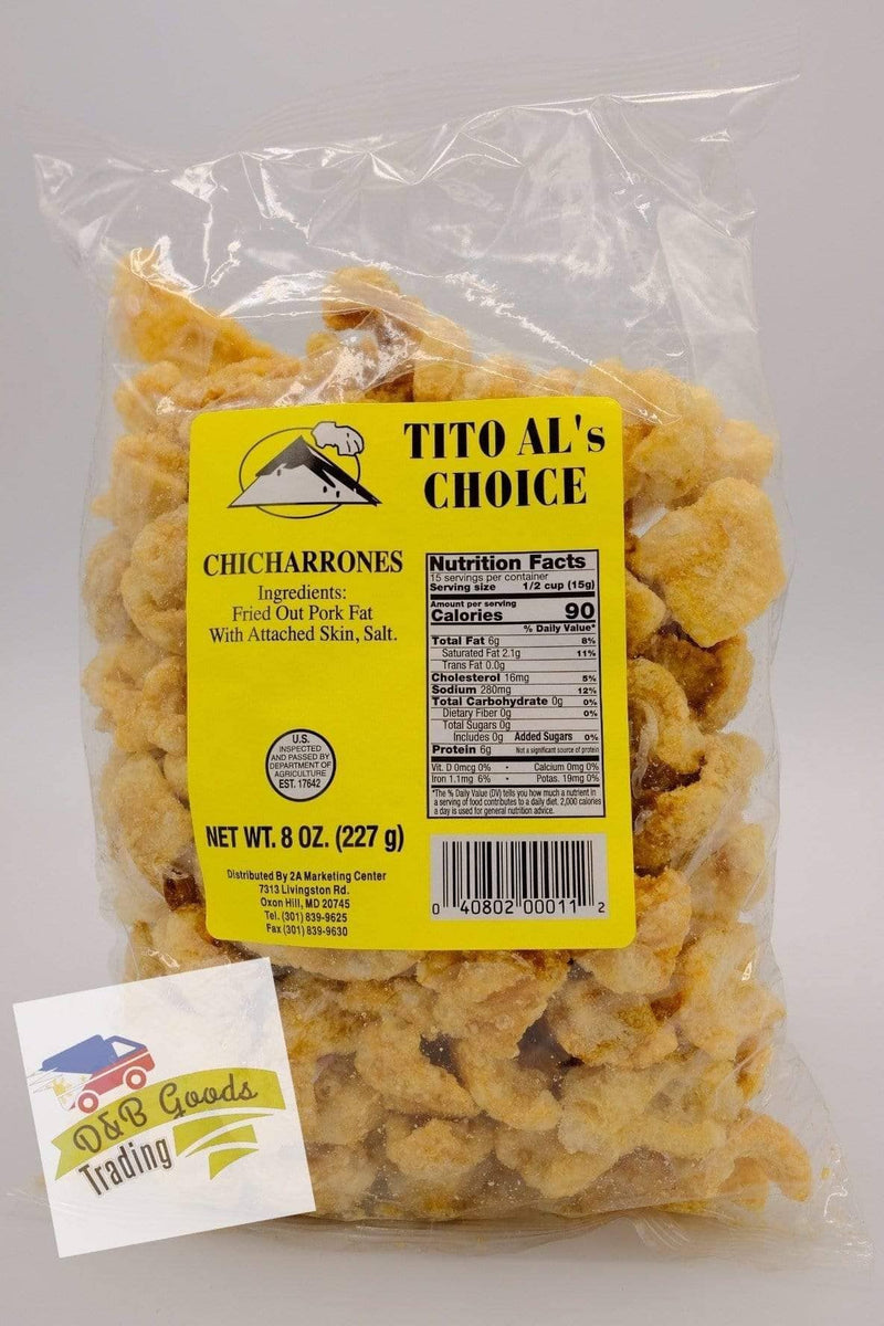 Tito Al Chips Tito Al Pork Cracklings (Chicharrones)